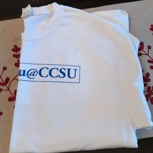 CCSU T-shirt L White WeSeeYOU@CCSU